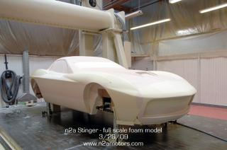Illustration for article titled N2A Stinger Mates Retro Style To Modern Corvette Chassis